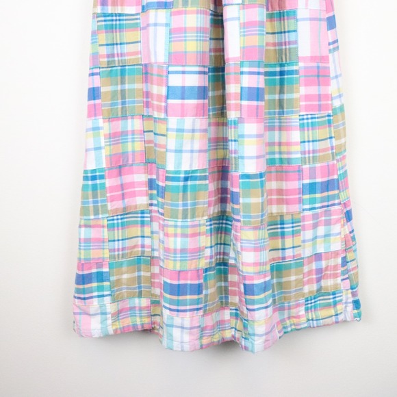 Petersyn Athena Midi Dress Madras Patchwork‎ Medium - Picture 5 of 11